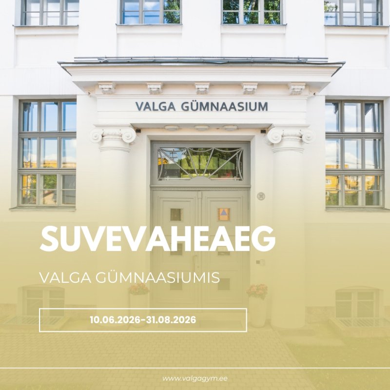 Koolimaja lahtiolekuajad suvevaheajal